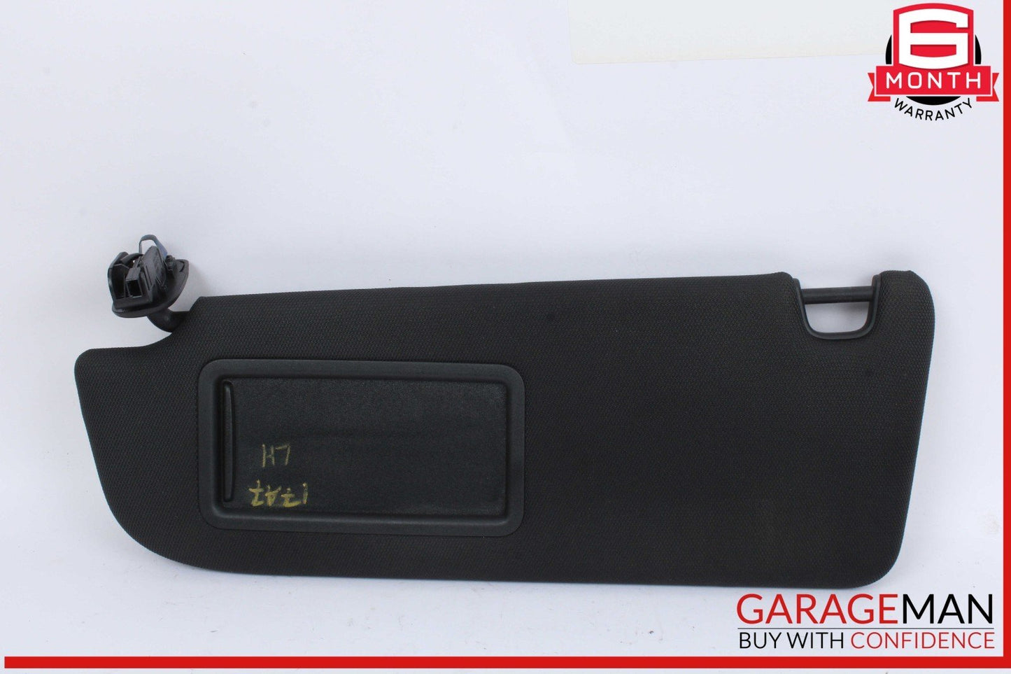 16-18 Audi A7 A6 Front Left Driver Side Sun Visor Sunvisor Black 4G0857551M OEM