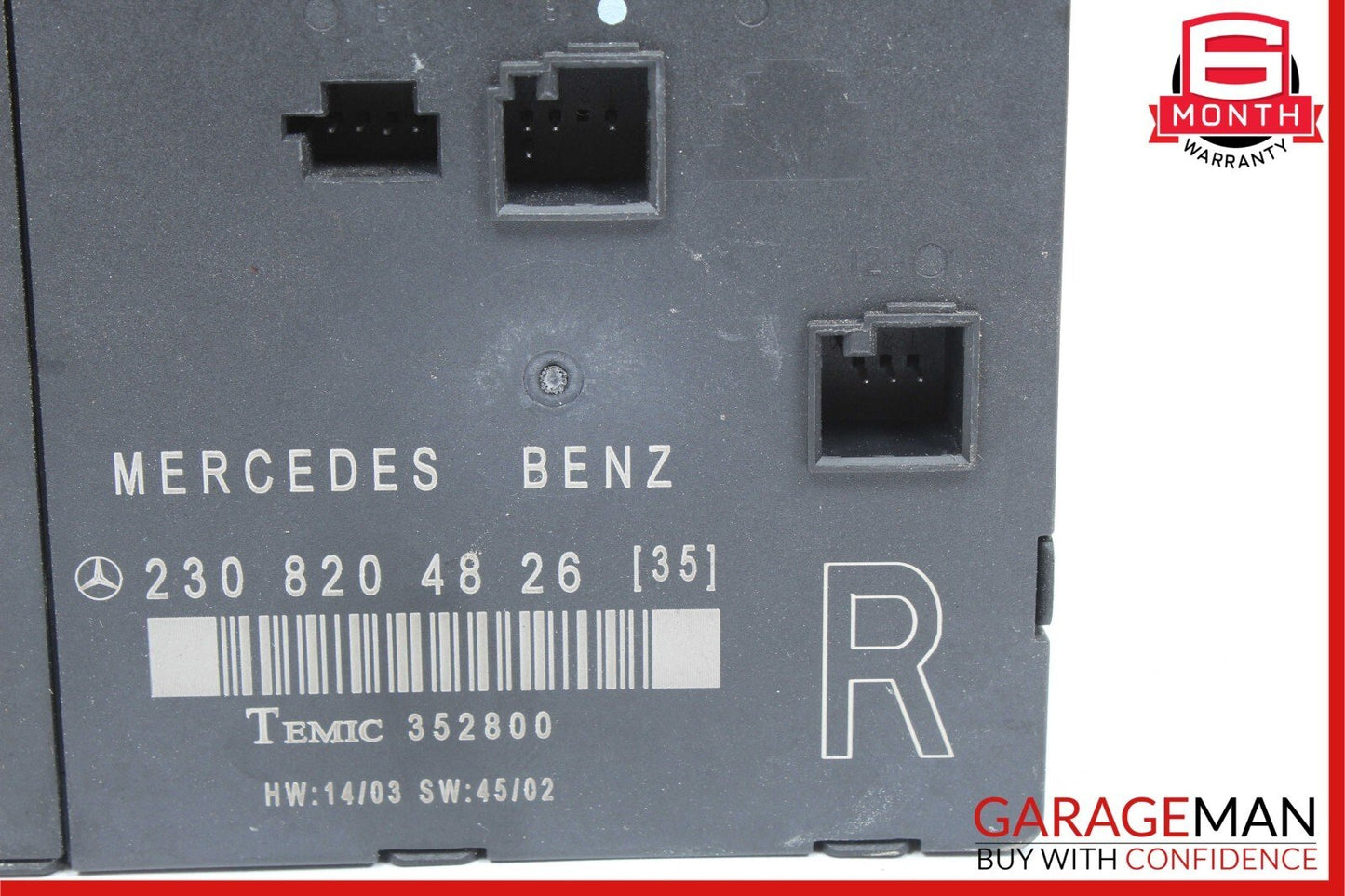 03-08 Mercedes R230 SL500 Front Right Passenger Side Door Control Module Unit