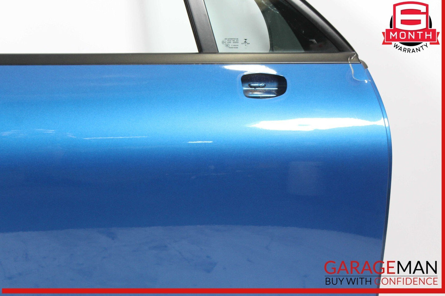 15-24 Porsche Macan 95B Front Right Passenger Side Door Shell Blue OEM