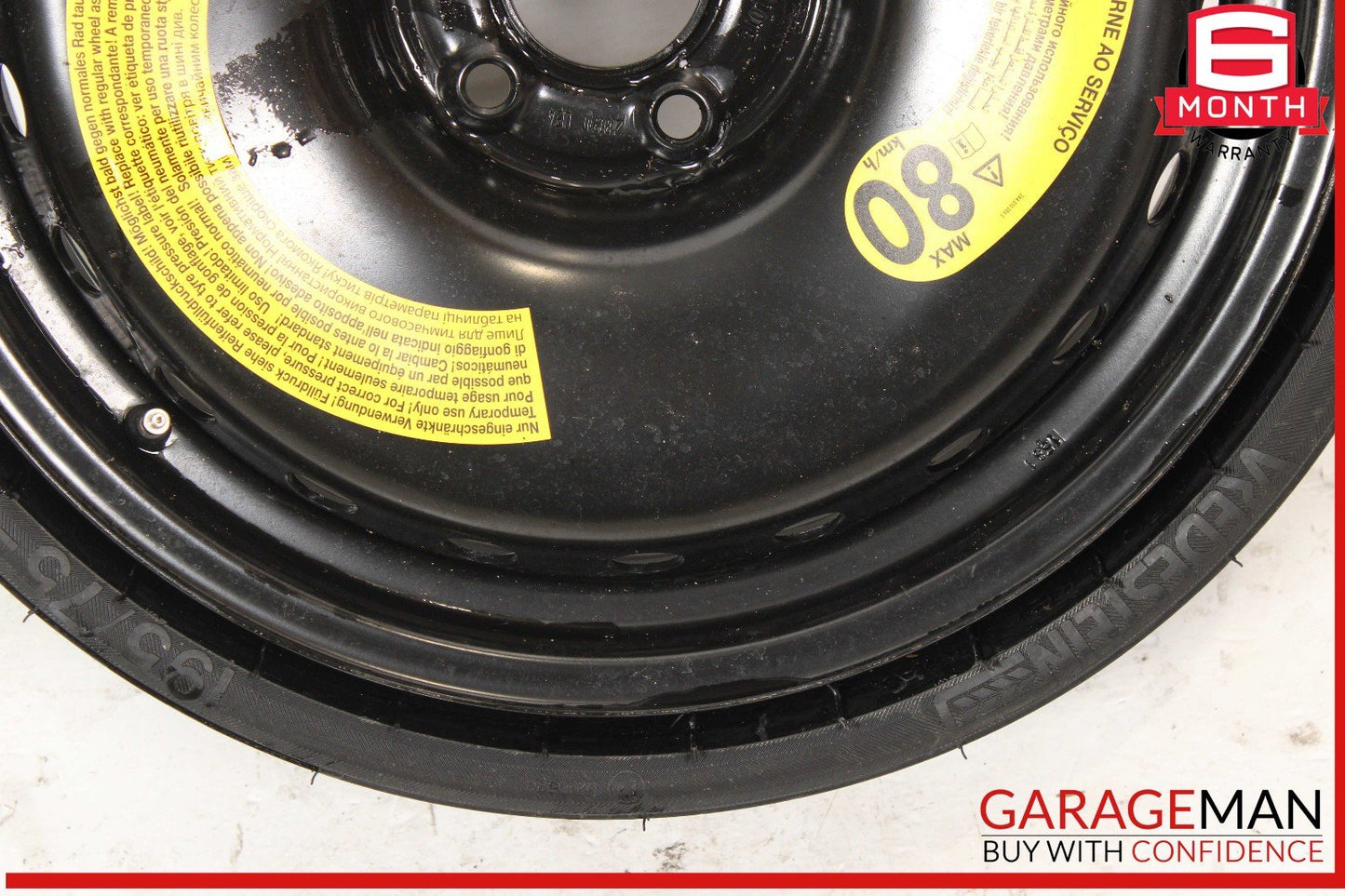 18-23 Audi SQ5 Emergency Spare Tire Wheel Donut Rim 195/75 R18 OEM