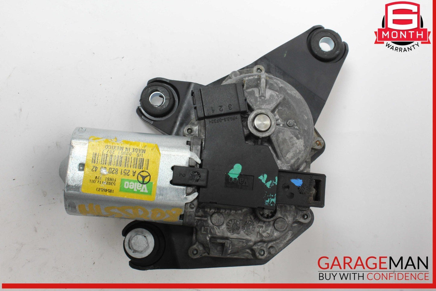 06-19 Mercedes W164 ML550 GL450 Rear Glass Windshield Wiper Motor 2518200042