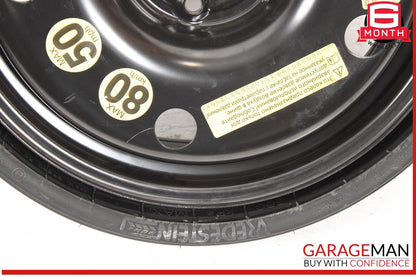 09-17 Audi Q5 Emergency Spare Wheel Rim Tire 6 x 18 ET32 OEM