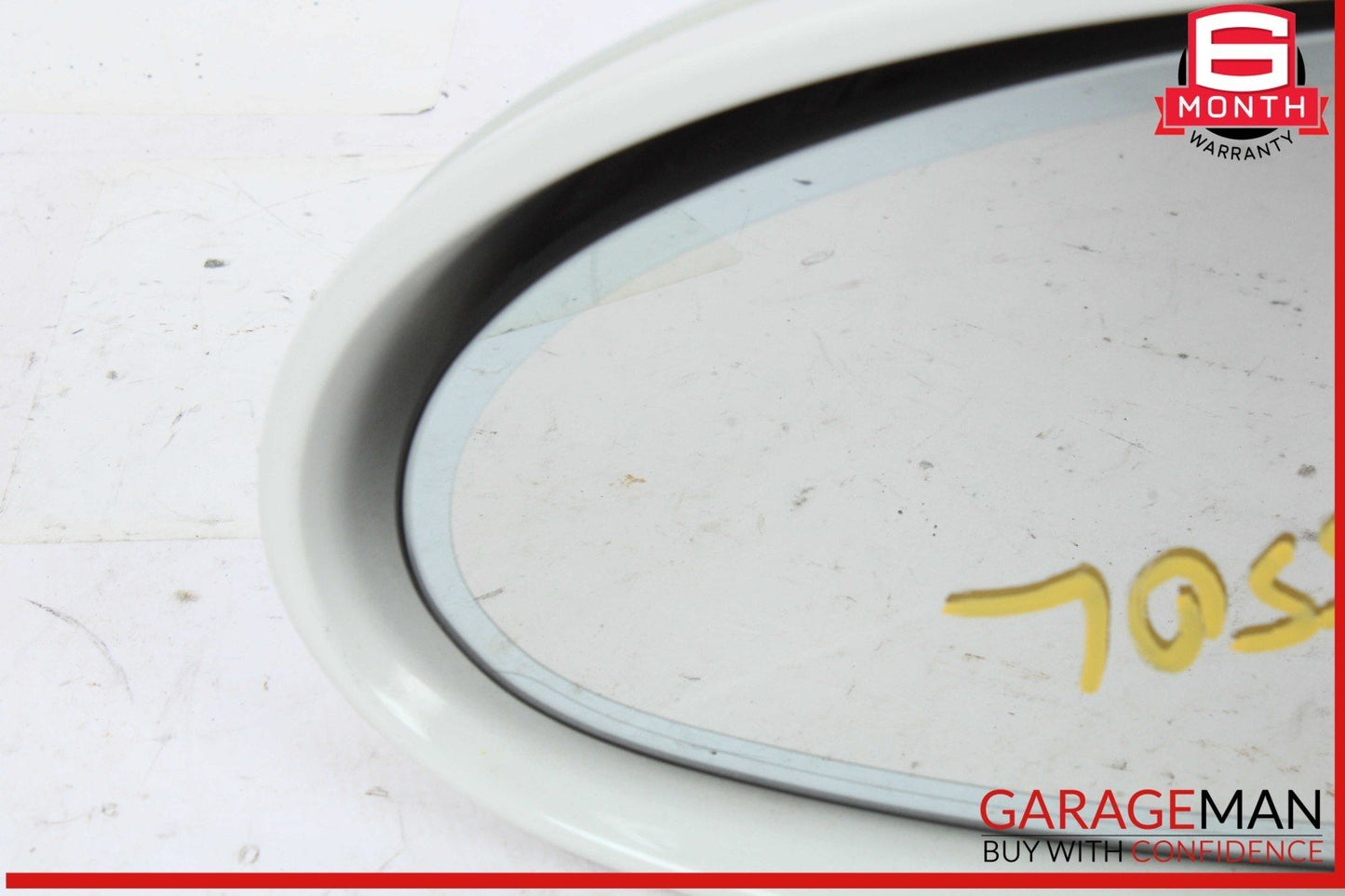 07-09 Mercedes W221 S550 S600 Front Left Side Door Rear View Mirror White OEM