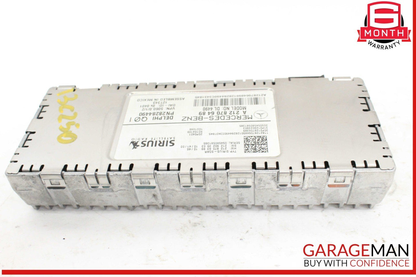 12-14 Mercedes W204 C250 CGI  Sirius Satellite Radio Receiver 2128706489 OEM
