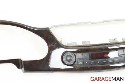 06-11 Mercedes W219 CLS550 Center Dash Climate Control Trim Bezel Panel Assembly