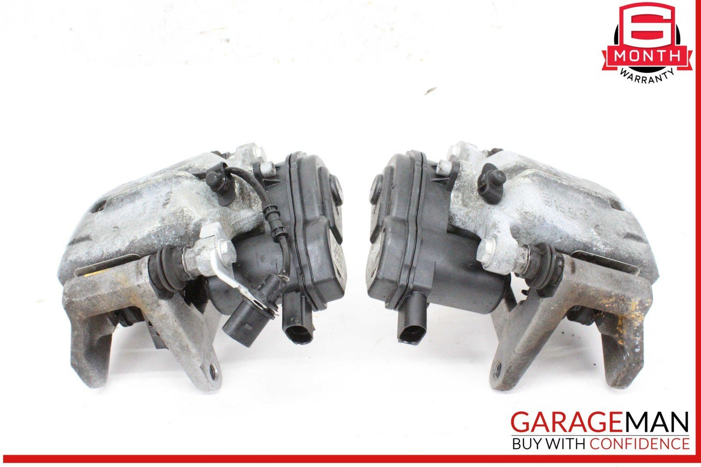 12-18 Audi A6 A7 Rear Left & Right Side Brake Calipers Set of 2 Pc OEM