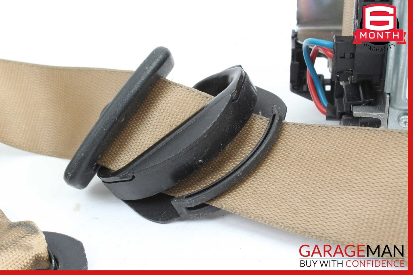 07-09 Mercedes W211 E350 CLS550 Front Right Seatbelt Seat Belt Retractor Beige