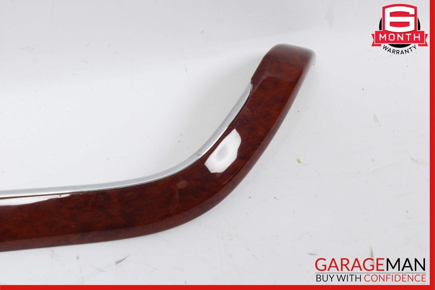 03-06 Mercedes W220 S430 S55 AMG Rear Left Driver Side Door Trim Bezel Wood OEM