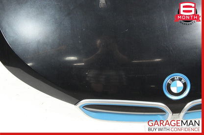 14-21 BMW i3 I01 Hood Cover Panel Assembly Black 51237375891 OEM