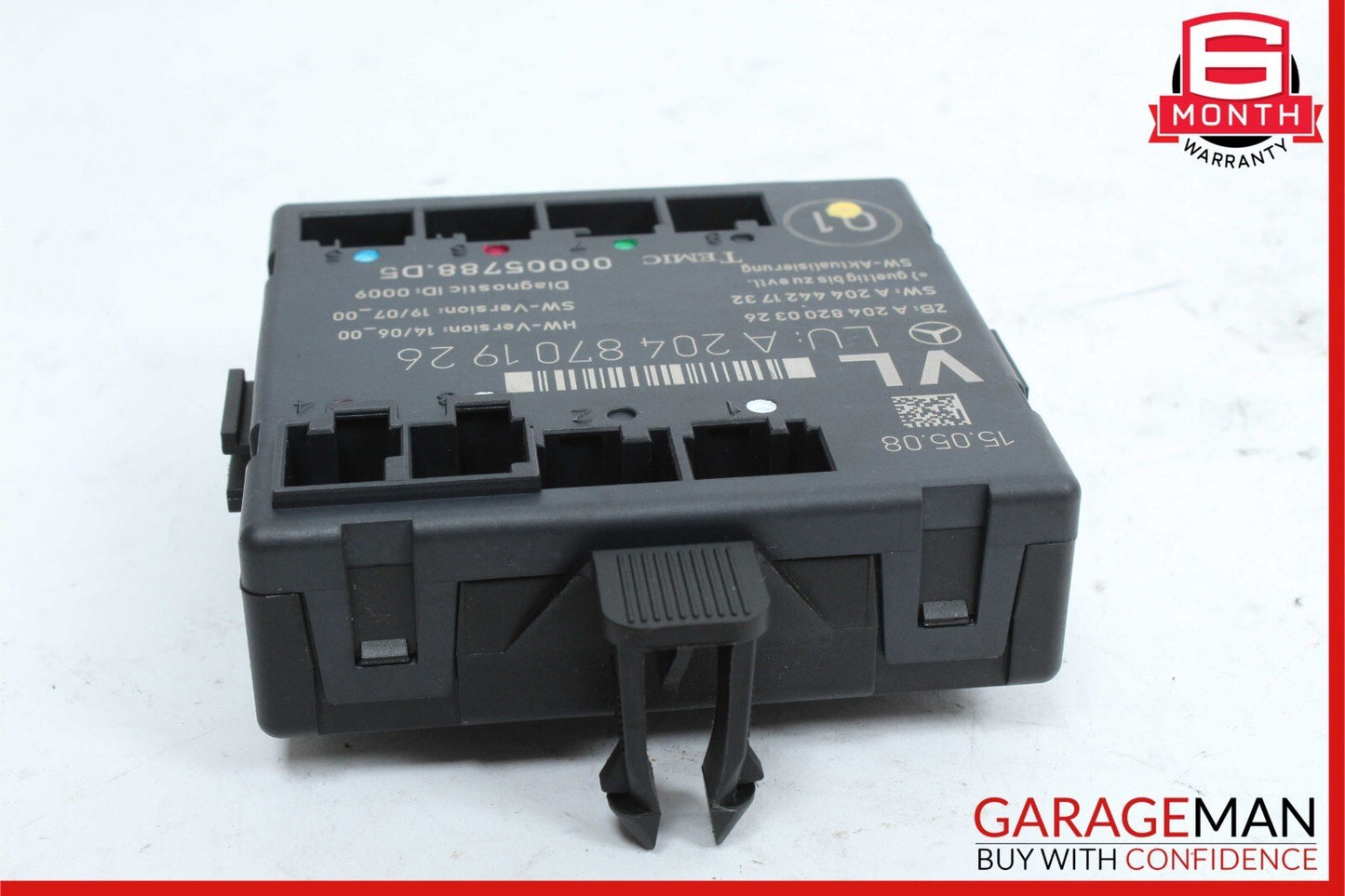 08-14 Mercedes W204 C300 Front Left Side Door Control Module OEM