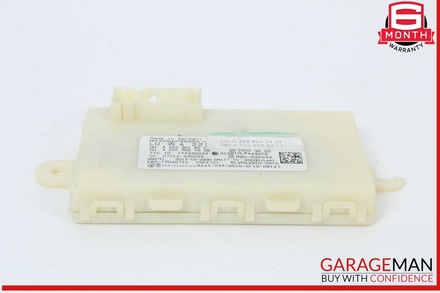 14-19 Mercedes W205 C300 S600 GLC350 S550 Keyless Go Entry Control Module OEM