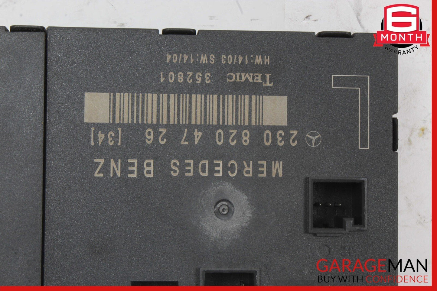 03-12 Mercedes R230 SL500 SL550 Front Left Door Control Module 2308200126 OEM