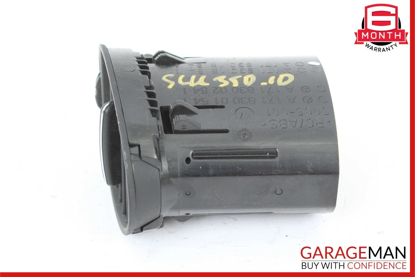 05-11 Mercedes R171 SLK350 SLK300 Front Right / Left Side Dash AC Air Vent Black