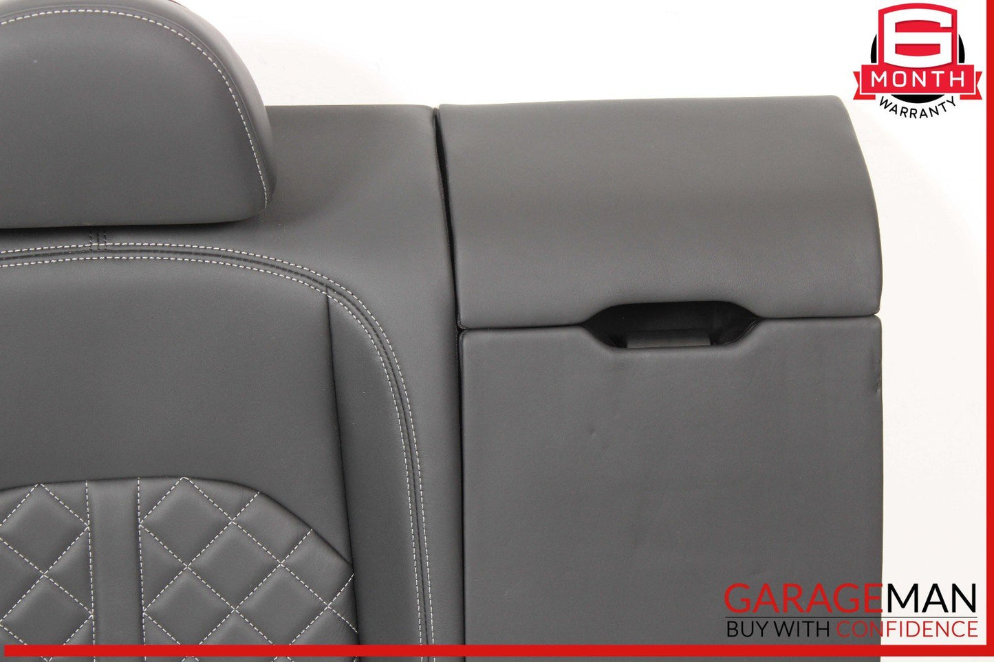 18-24 Audi S5 Rear Top Upper Seat Cushion Cover Assembly Black OEM