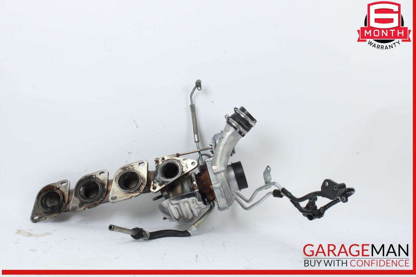 11-16 Mercedes X166 GL450 GL550 Left Turbocharger Turbo Charger Manifold OEM