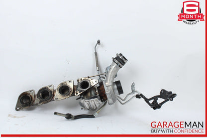 11-16 Mercedes X166 GL450 GL550 Left Turbocharger Turbo Charger Manifold OEM