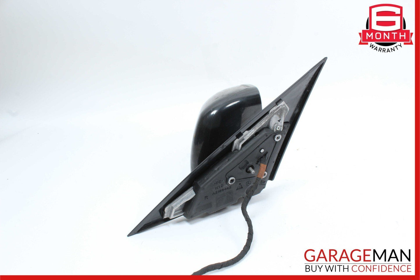 10-14 Mercedes W204 C63 AMG Front Right Side Mirror Door Rear View Glass Black