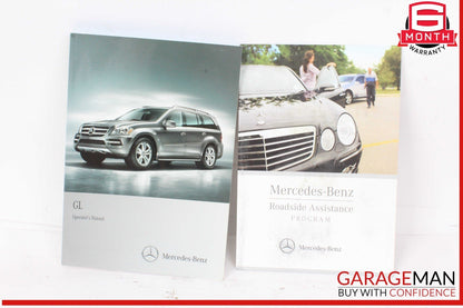 12 Mercedes-Benz X164 GL450 4MATIC Owner's Manual Book Set OEM