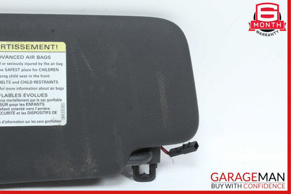 12-15 Audi A7 Front Right Passenger Side Sunvisor Sun Visor Shade Cover Black