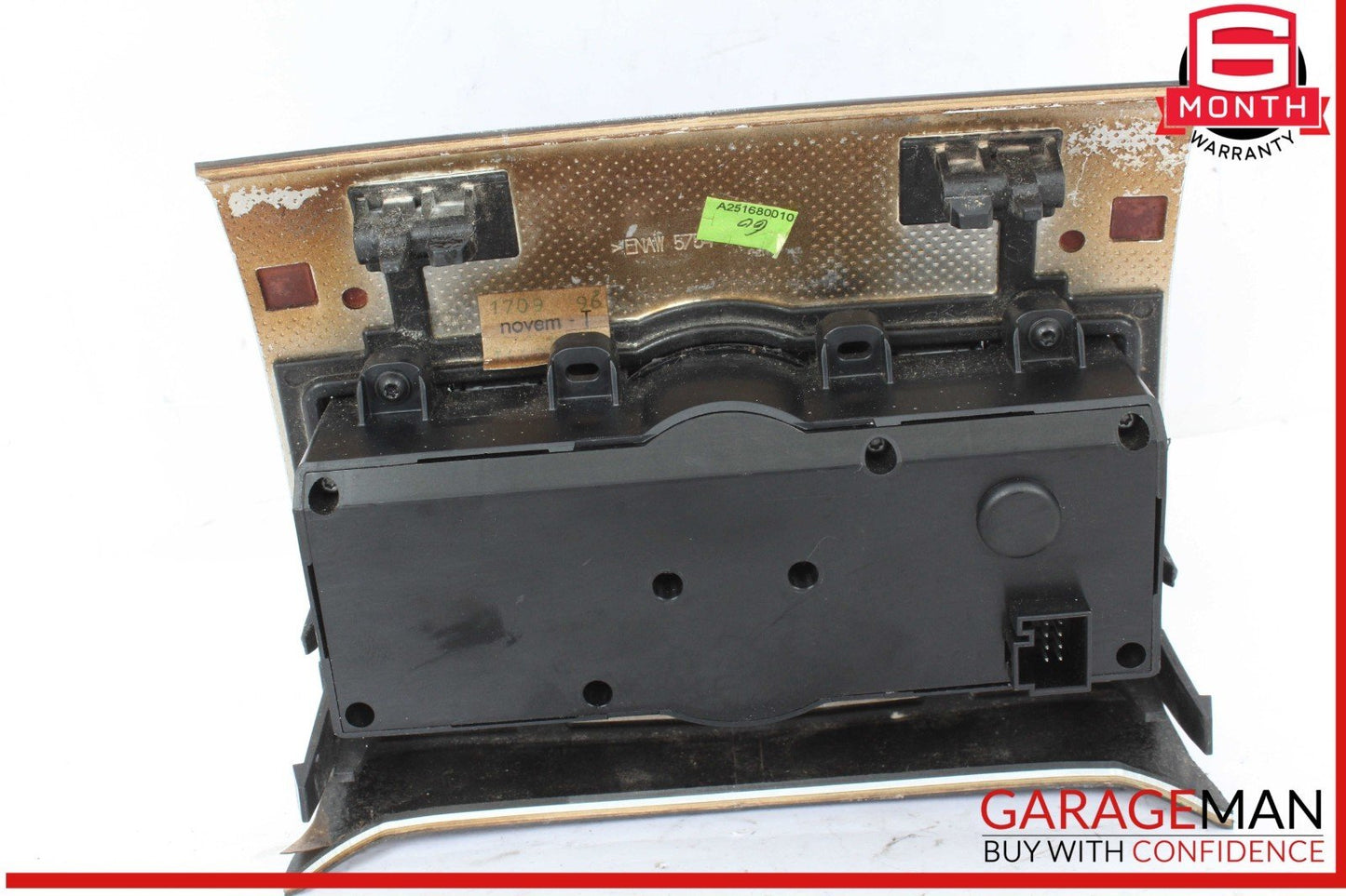 06-09 Mercedes W251 R500 R350 Heater Climate Control Switch W/ Trim Bezel OEM