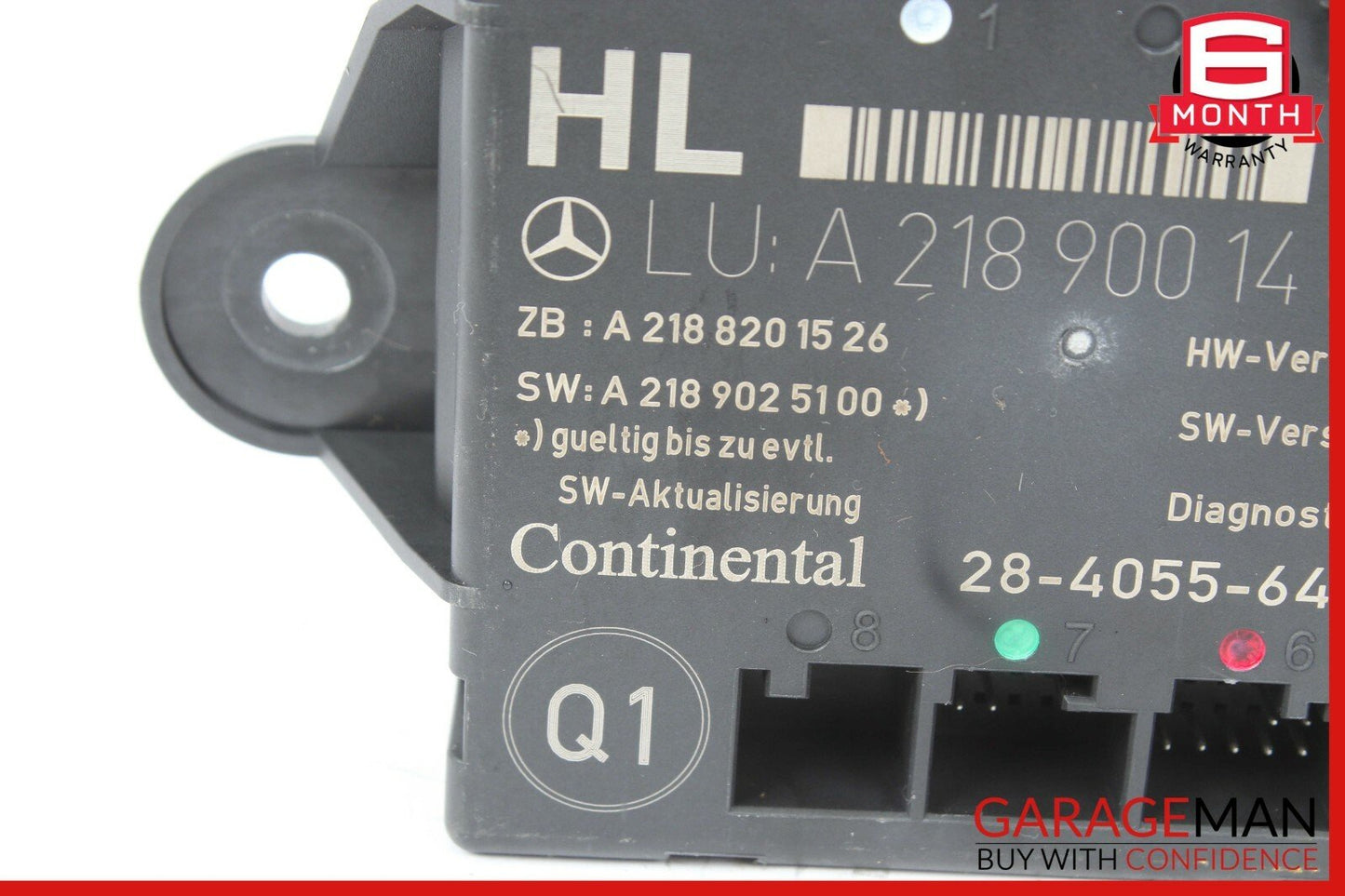 08-15 Mercedes W204 C250 Rear Left Driver Side Door Control Module Q1 OEM