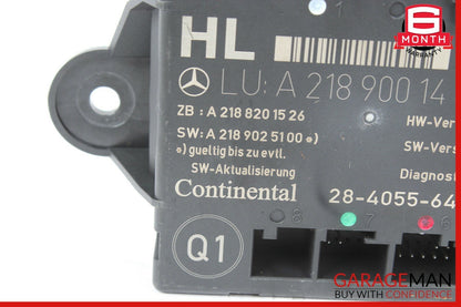 08-15 Mercedes W204 C250 Rear Left Driver Side Door Control Module Q1 OEM