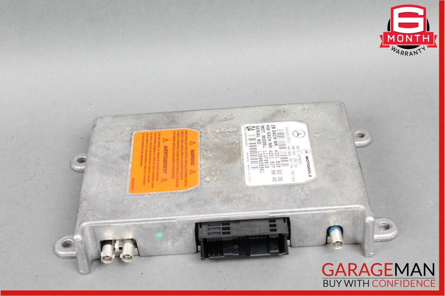 03-12 Mercedes SL500 S600 CLK350 C55 AMG Voice Communication Control Module Q4