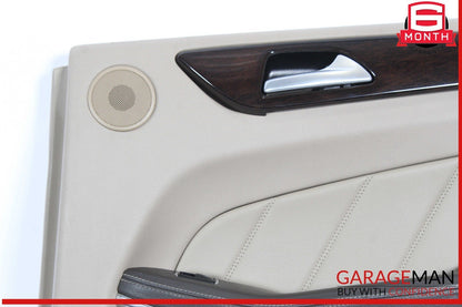 13-16 Mercedes X166 GL450 Rear Right Side Interior Door Panel Cover Trim OEM