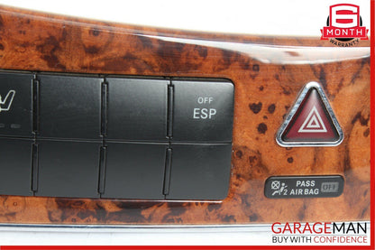 05-09 Mercedes W209 CLK320 CLK350 Center Dash Dashboard Control Door ESP Switch