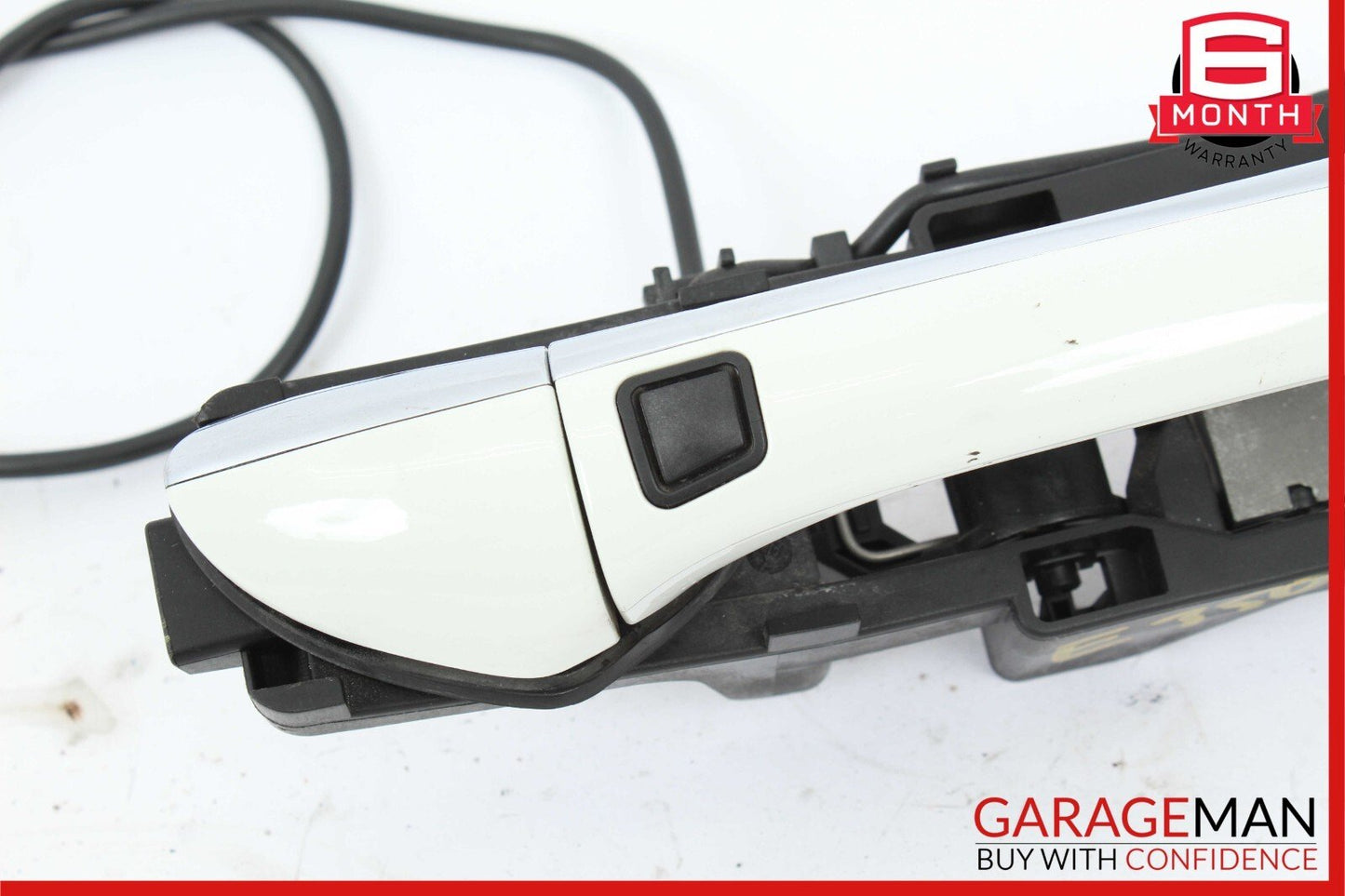 07-09 Mercedes W211 E350 Exterior Door Handle Rear Right Side White OEM