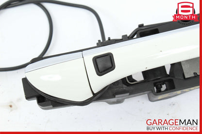 07-09 Mercedes W211 E350 Exterior Door Handle Rear Right Side White OEM