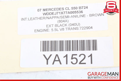 07-14 Mercedes W216 CL550 S550 Voice Language Communication Control Module OEM