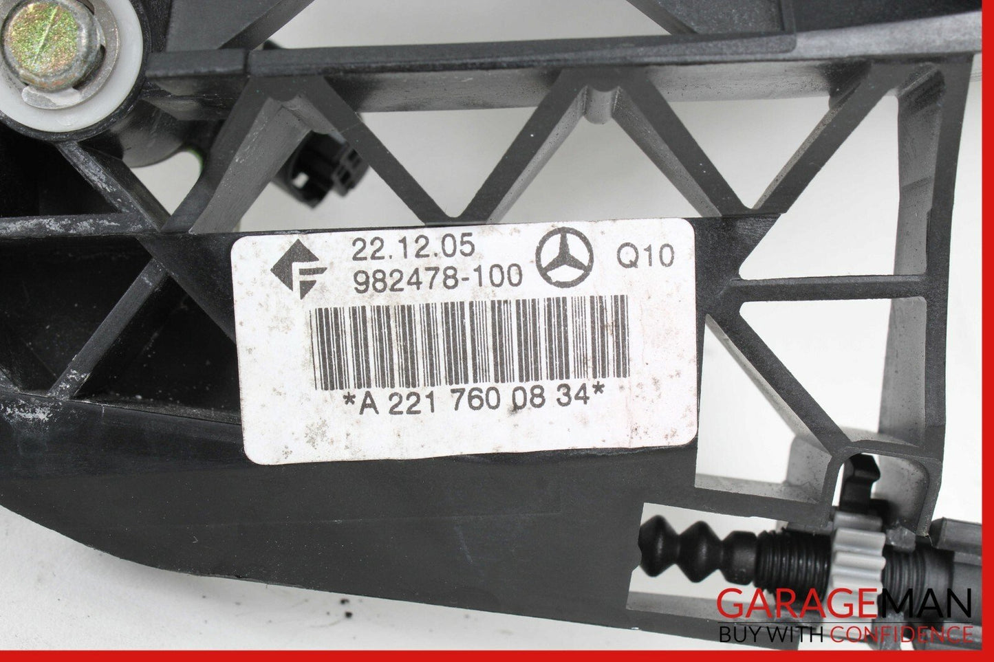 07-13 Mercedes W221 S550 Rear Right Side Exterior Door Handle Keyless Go OEM