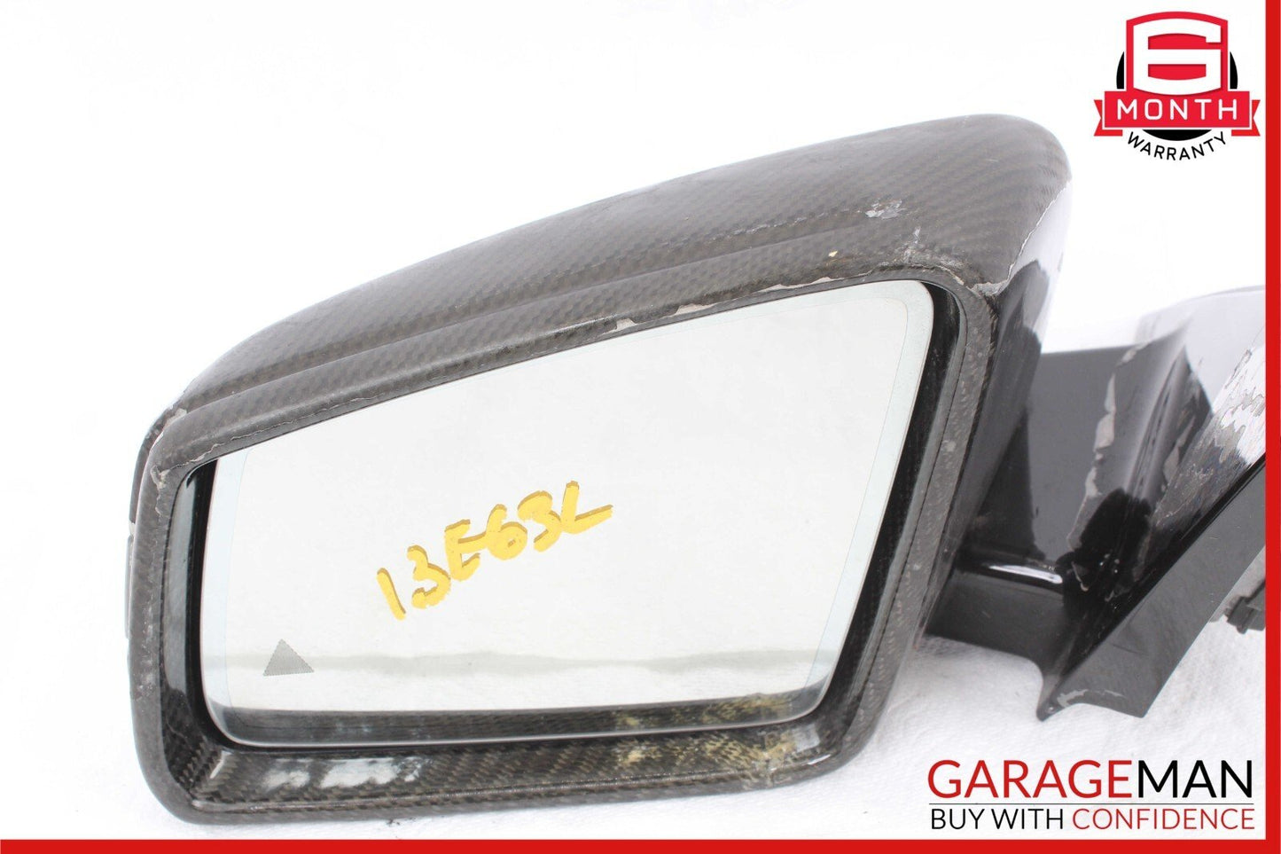 10-13 Mercedes W212 E63 E550 Front Left Driver Side Mirror Door Rear View OEM