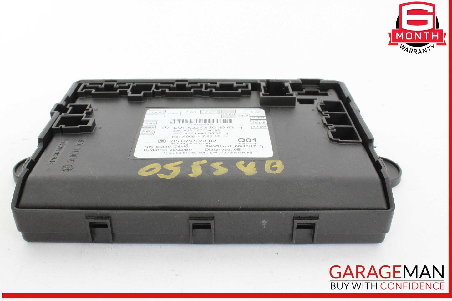 07-13 Mercedes W221 S550 S63 AMG Rear Left or Right Door Control Module Unit OEM