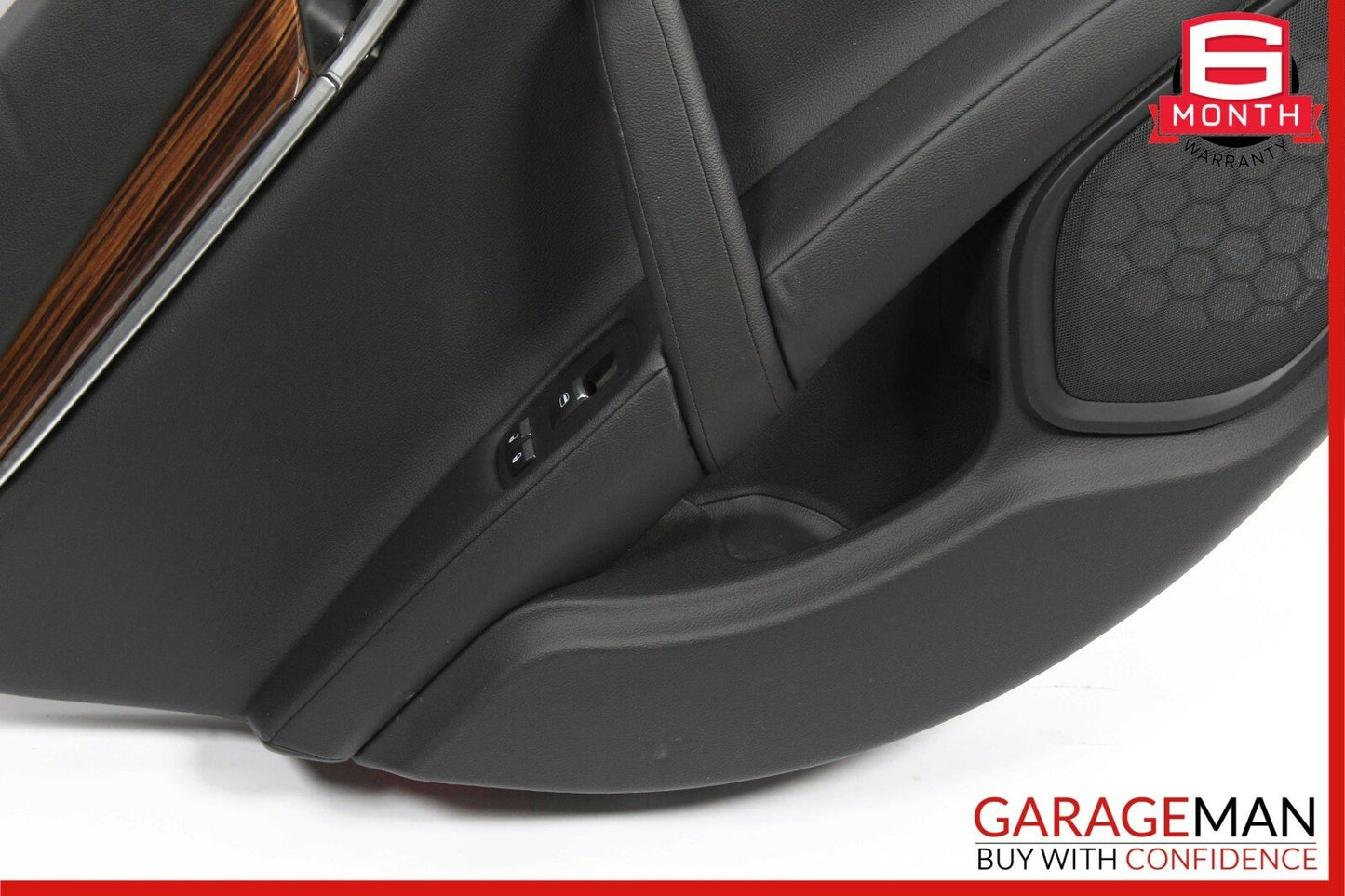 14-17 Maserati Ghibli Rear Left Side Interior Door Trim Panel Assembly Black
