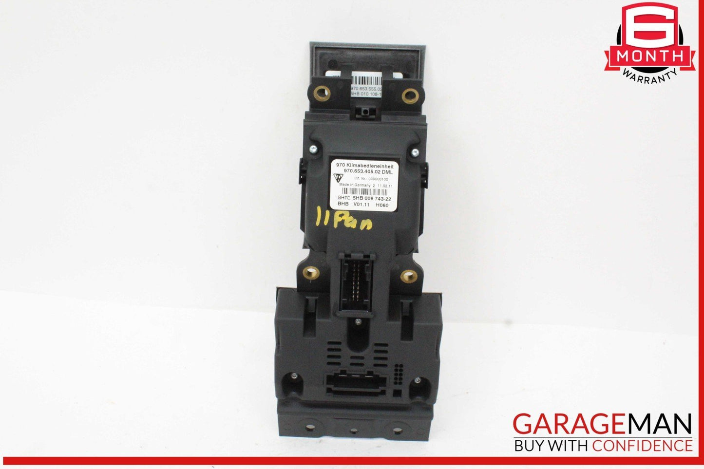 10-13 Porsche Panamera 970 Rear Seat Heater Door Switch Lock 97065340502 OEM