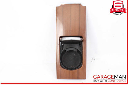 10-16 Porsche Panamera 970 Rear Center Console Cup Holder Panel Trim OEM