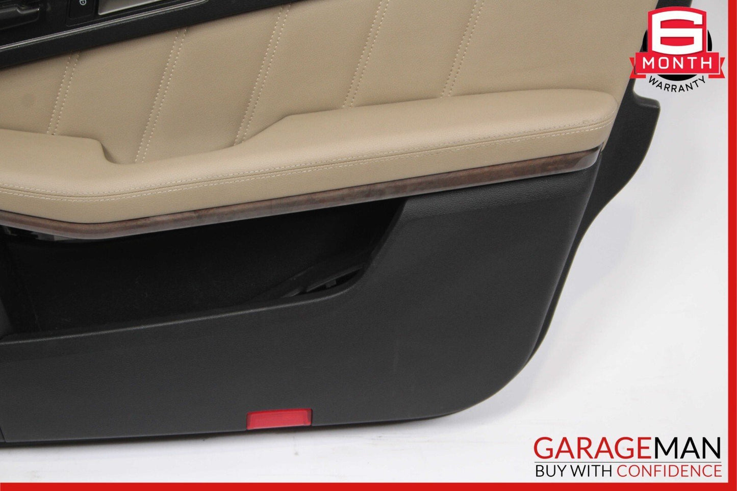 10-13 Mercedes W212 E350 E550 Front Right Interior Door Panel Assembly Beige