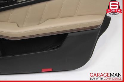 10-13 Mercedes W212 E350 E550 Front Right Interior Door Panel Assembly Beige