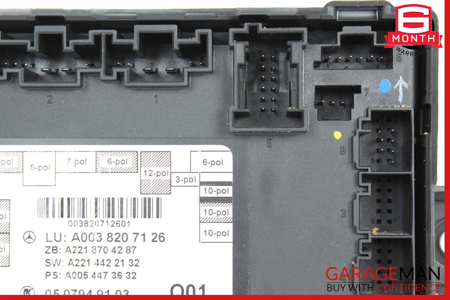 07-13 Mercedes W221 S550 Rear Right or Left Side Door Control Module OEM