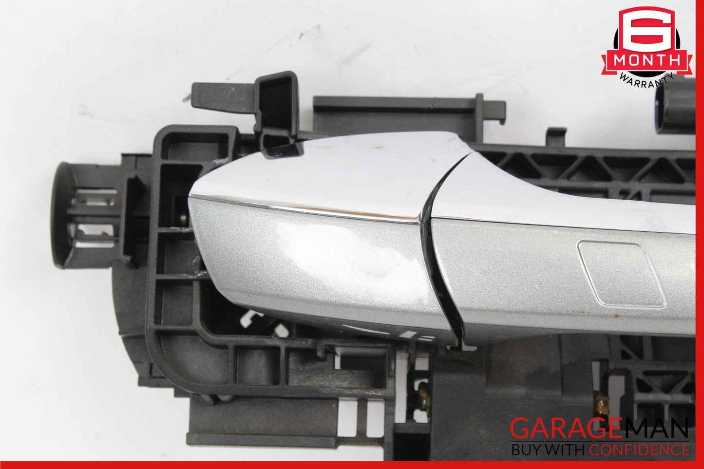 14-16 Mercedes W212 E350 Front Right Side Exterior Door Handle Keyless Go Silver