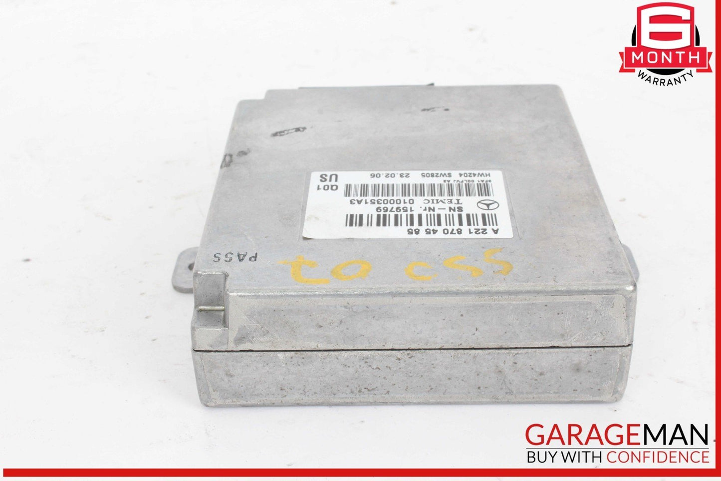 07-14 Mercedes W221 S550 CL550 Voice Language Communication Control Module OEM