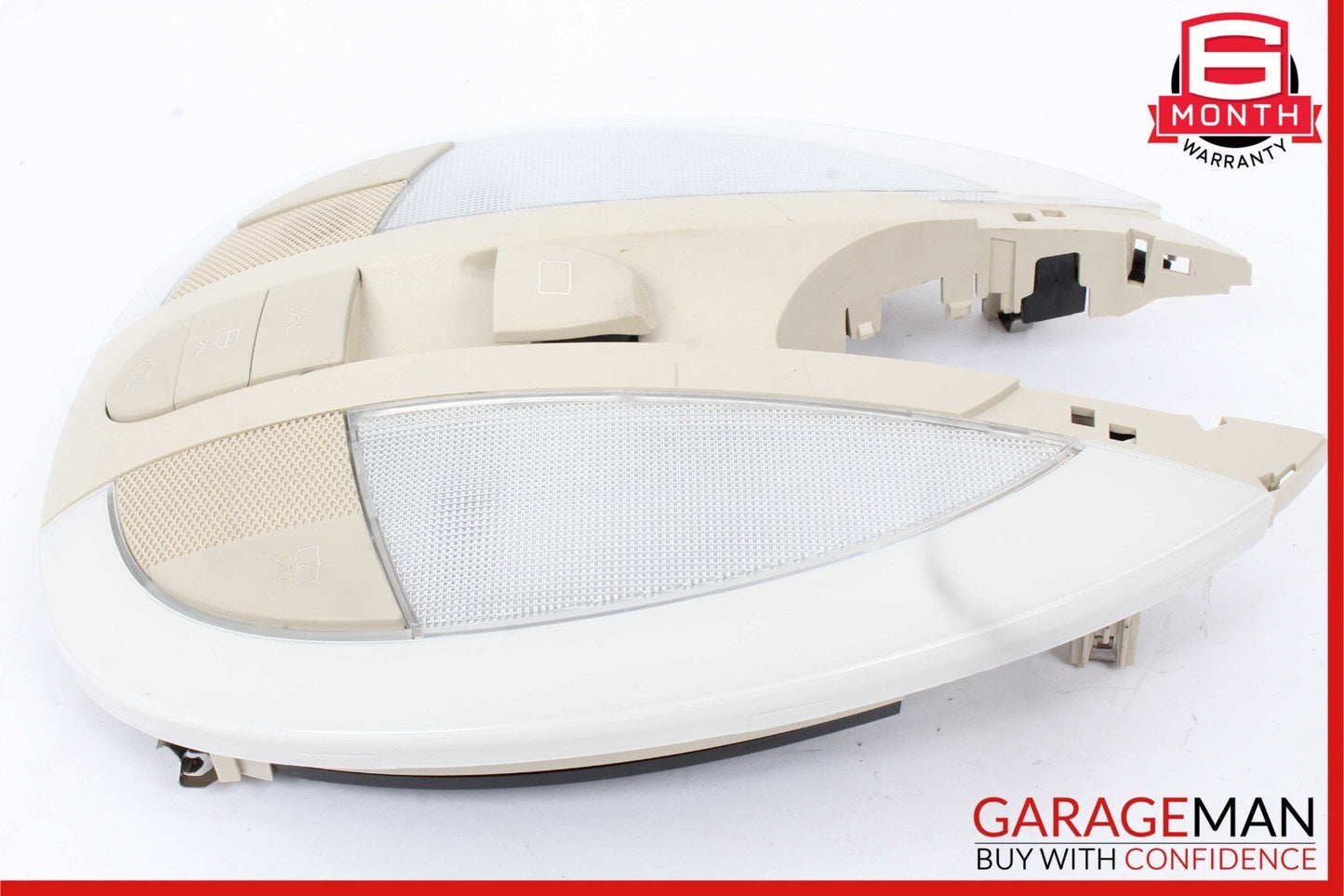06-11 Mercedes W219 CLS500 Front Overhead Dome Light Sunroof Switch Beige OEM