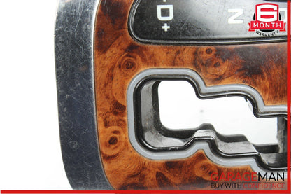 00-06 Mercedes W215 CL500 CL65 AMG Center Console Shift Shifter Bezel Trim Wood