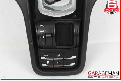 11-18 Porsche Cayenne 958 Front Center Console Switch Control Panel Trim OEM