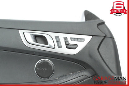 12-16 Mercedes R172 SLK250 Front Left Side Interior Door Panel Assembly Black