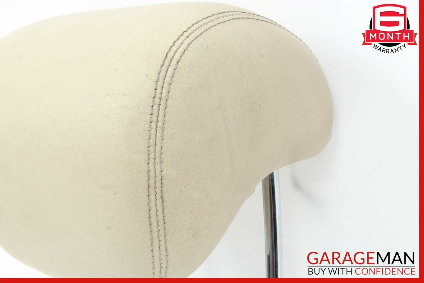 03-08 Mercedes R230 SL500 Front Right or Left Side Seat Headrest Head Rest Beige