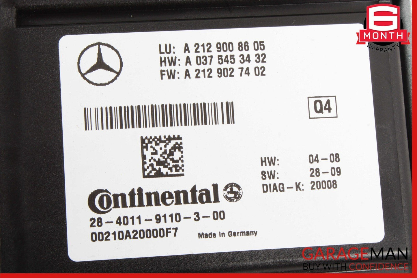 10-13 Mercedes W221 S400 E550 Distronic Adaptive Cruise Control Module OEM