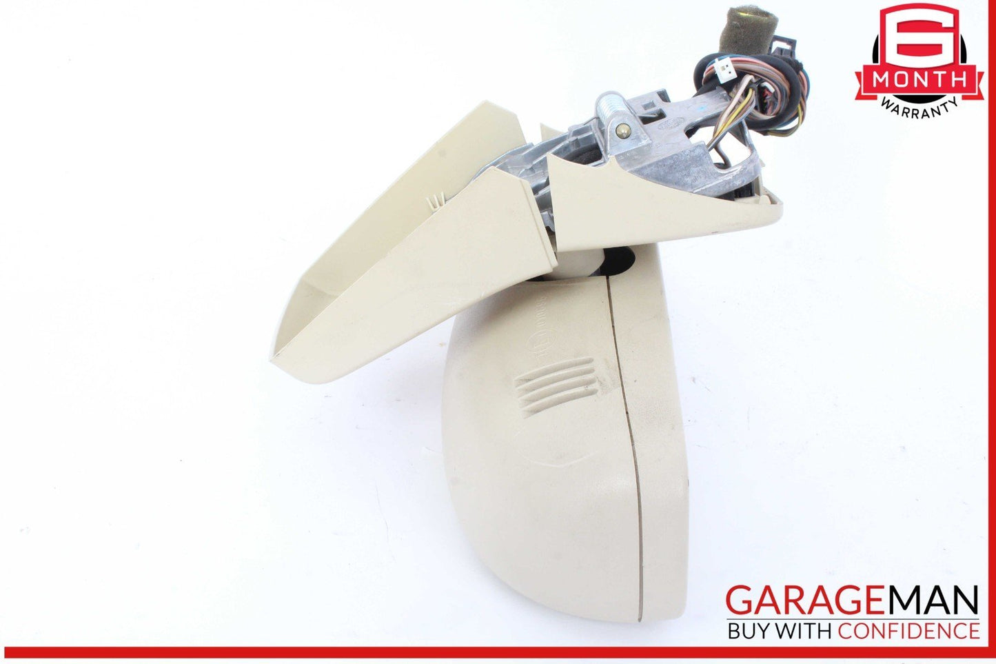 03-06 Mercedes R230 SL500 Interior Front Top Upper Rear View Mirror Beige OEM